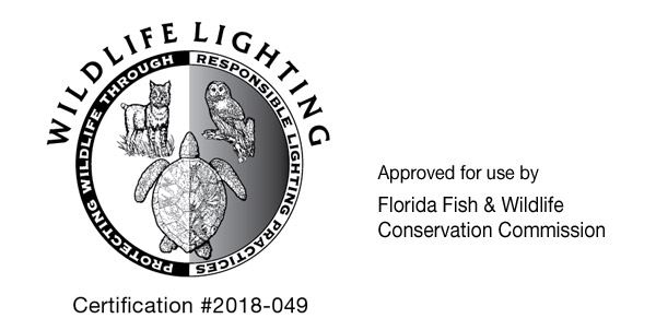 wildlife certification sticker - sea turtle lighting