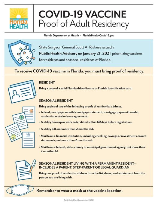 proof of residency for covid vaccine