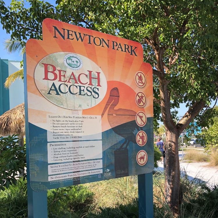 Newton Beach Park square