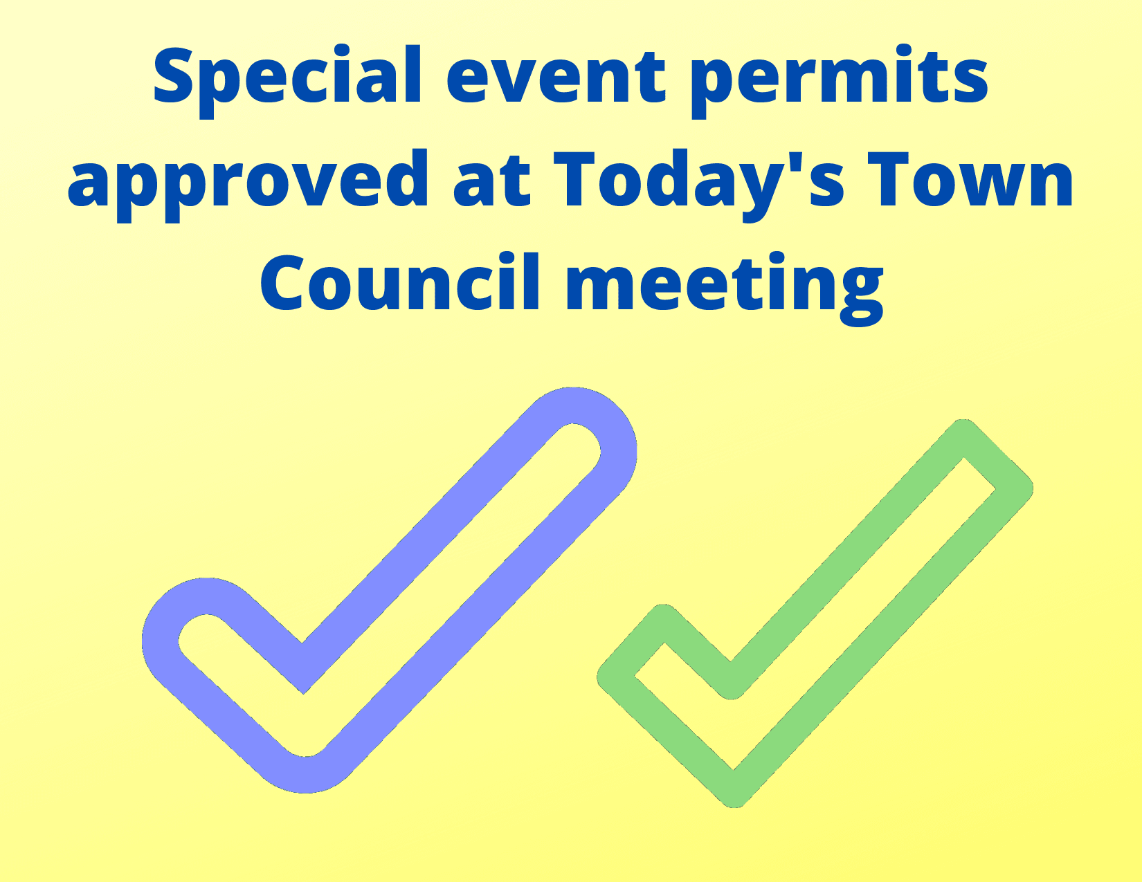 special events approved 