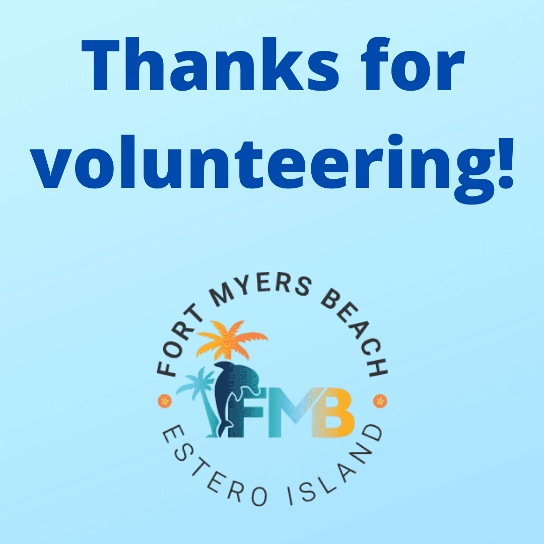 Thanks for volunteering