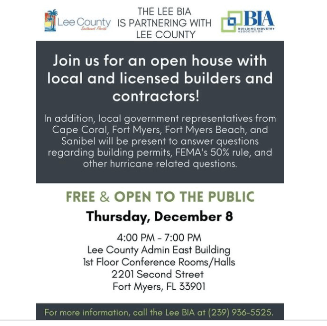 lee bia and lee county building seminar