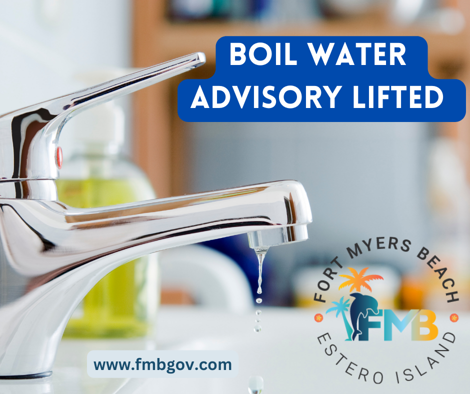 BOIL WATER NOTICE LIFTED