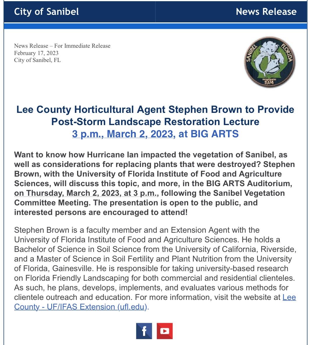 Post storm landscaping