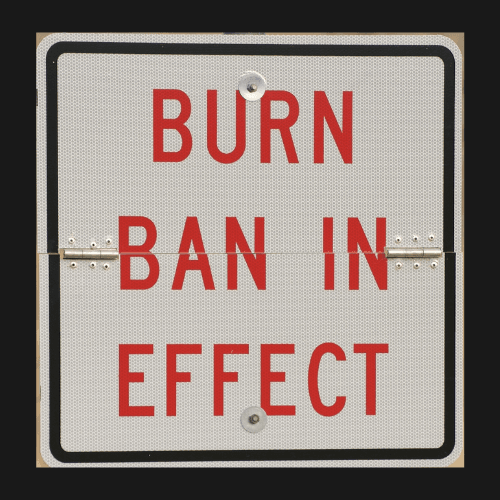 burn ban in effect