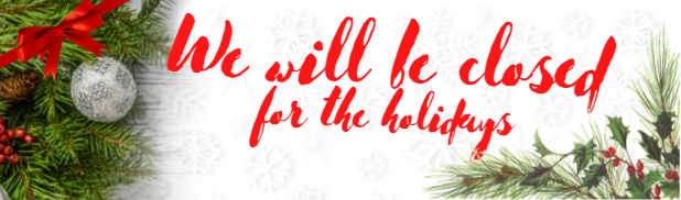 Town closed for holidays