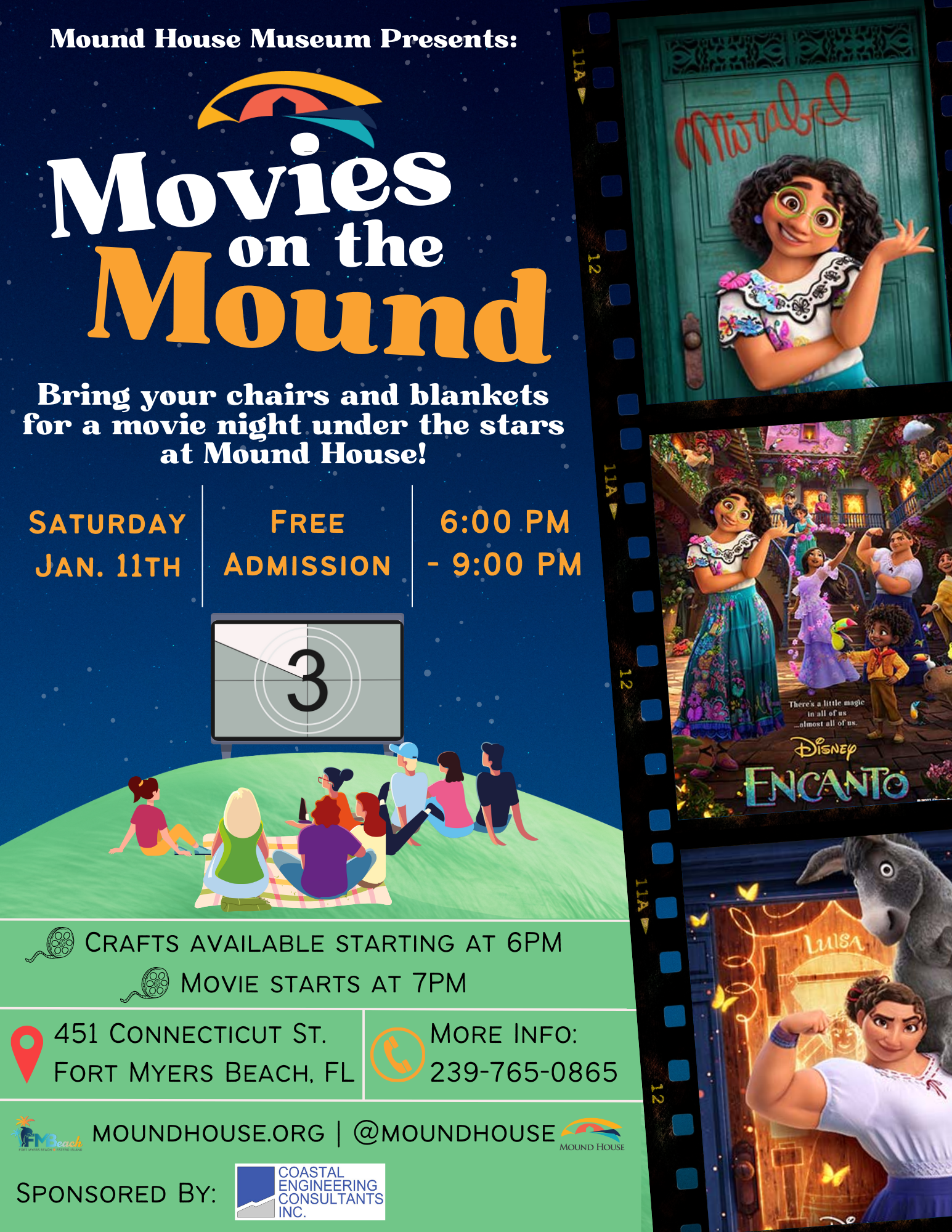 Movies on the Mound January 2025 Flyer Size