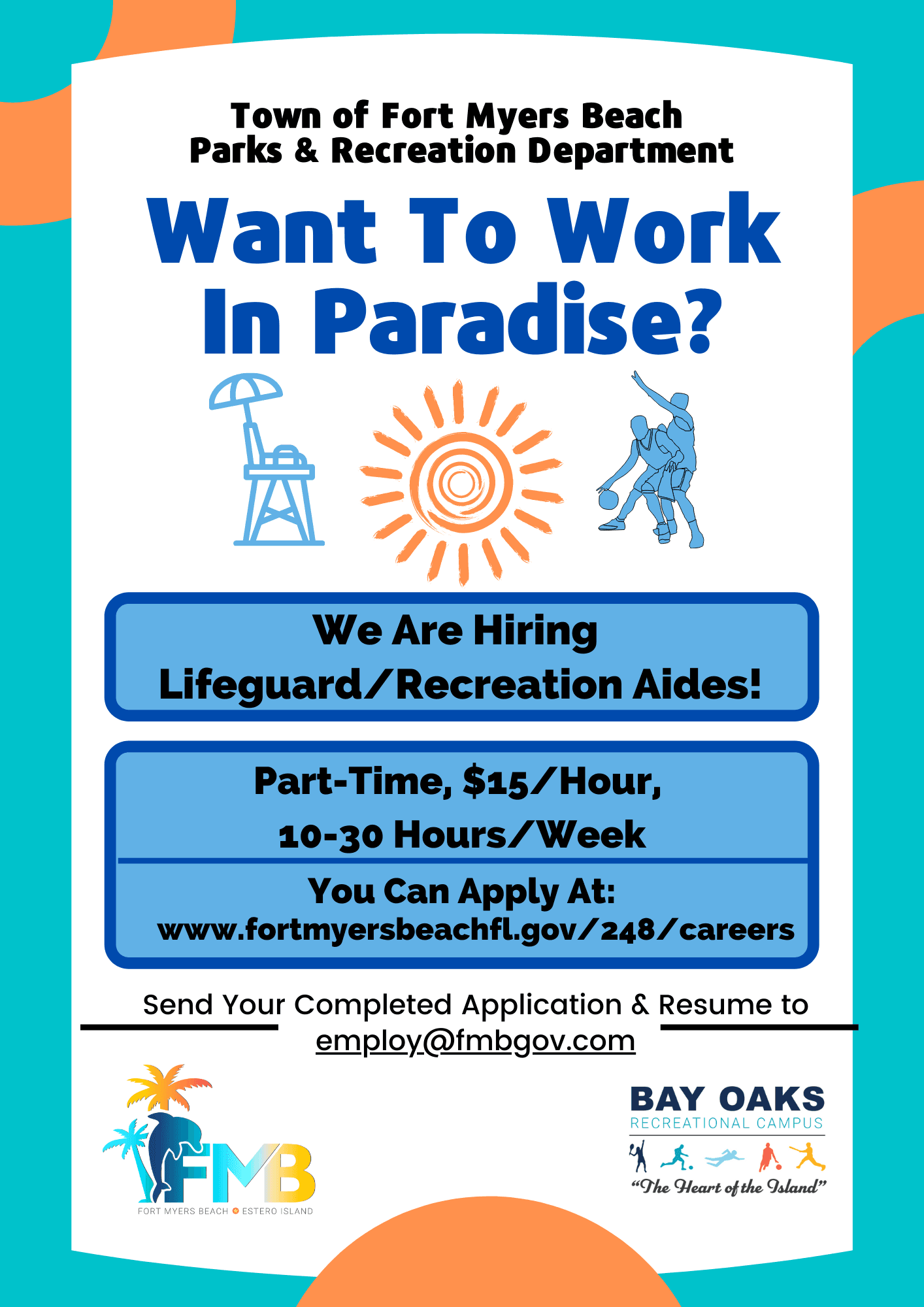 hiring lifeguards flyer feb 2022