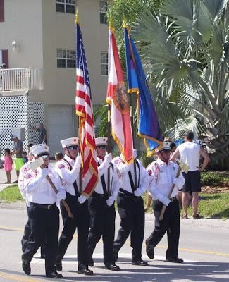 honor guard in july 4th parade
